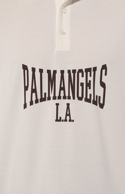 Хлопковое поло PALM ANGELS, арт. PMGB012F24FAB001, фото 5