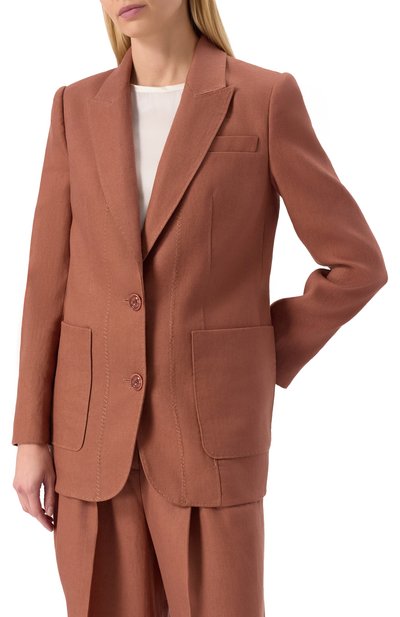 Льняной жакет ZIMMERMANN, арт. 2989JS251, фото 3