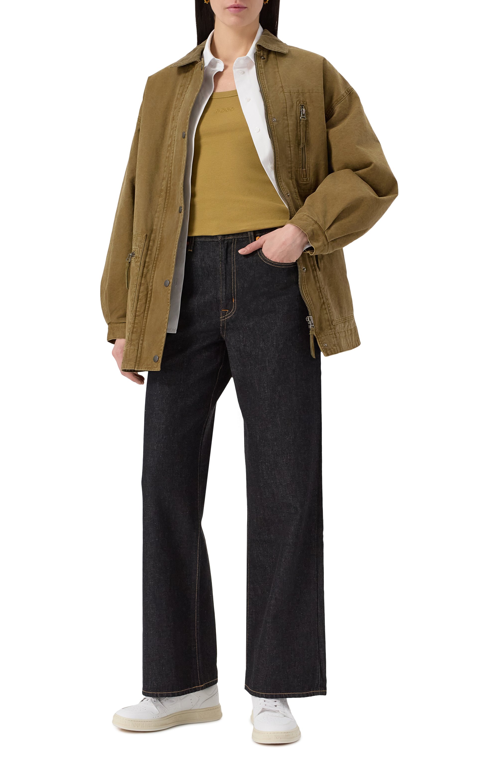 Хлопковая майка BOSS ORANGE, арт. 50504245, фото 2