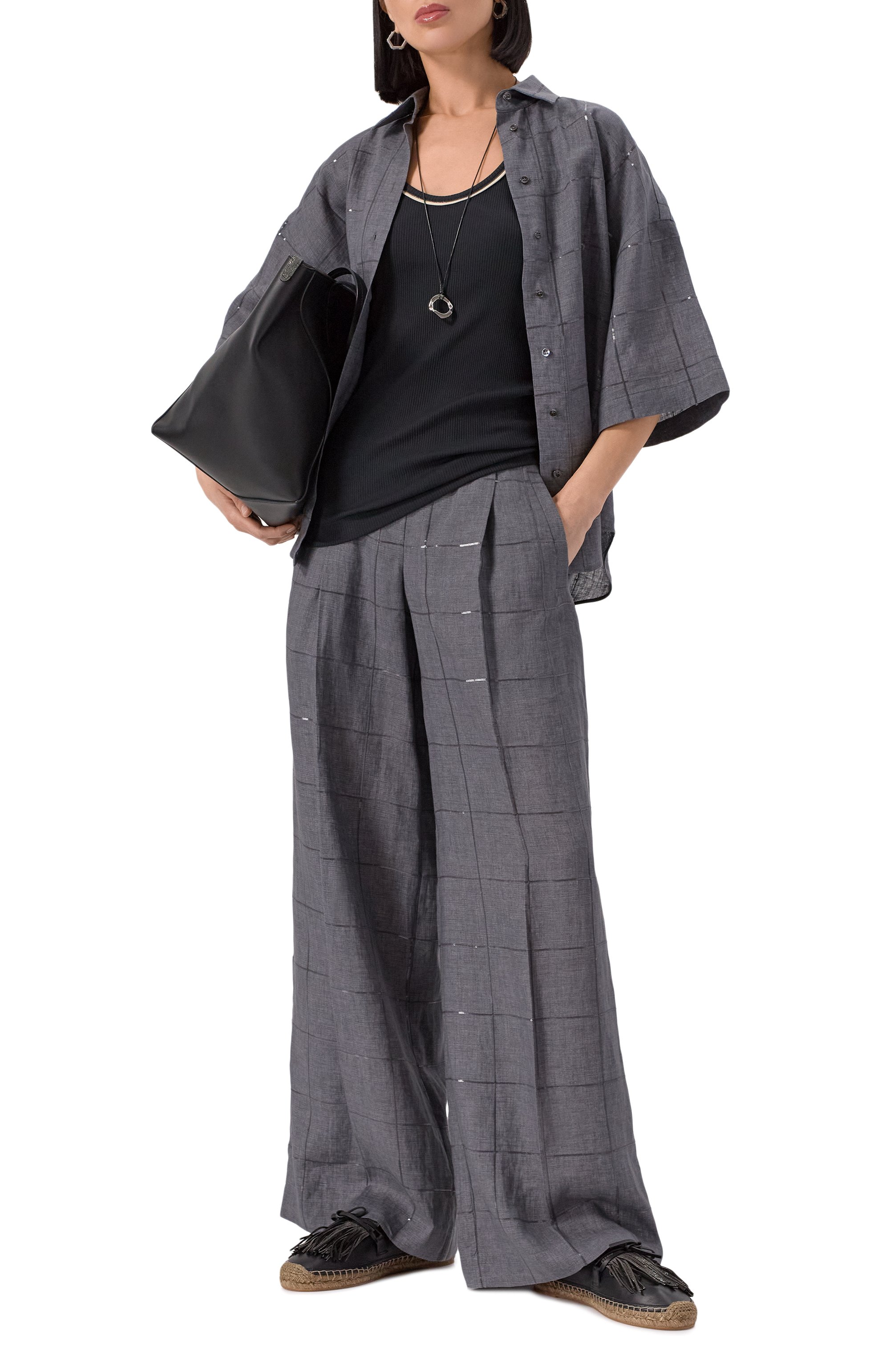 Кожаные эспадрильи ramile BRUNELLO CUCINELLI, арт. MZSKG2884, фото 2