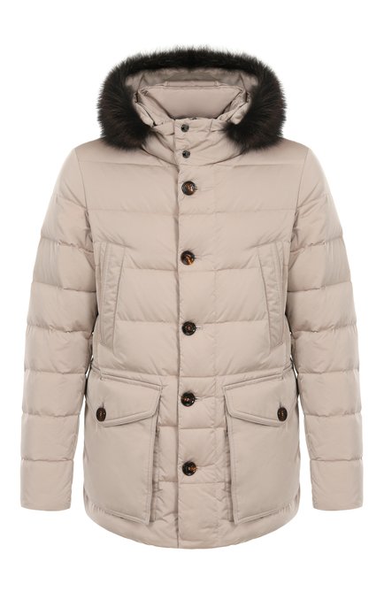 Мужская пуховик fagio-f с отделкой из меха енота MOORER, арт. FAGI0-F/KM