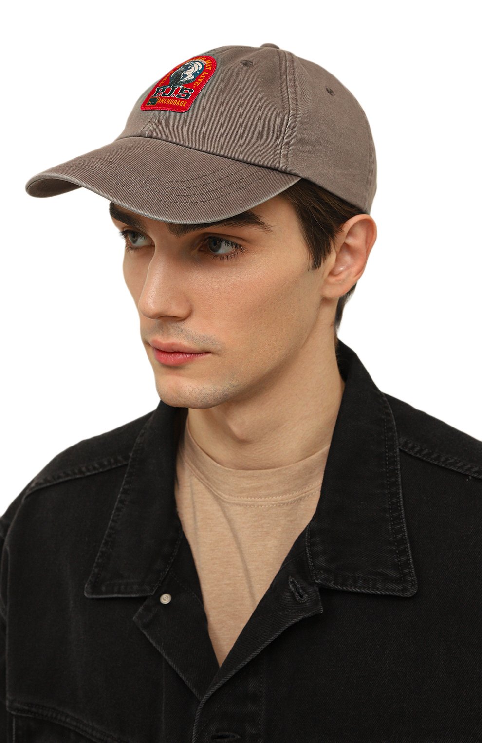 Хлопковая бейсболка PARAJUMPERS, арт. 222M-PA ACC HA02/RIB HAT, фото 2