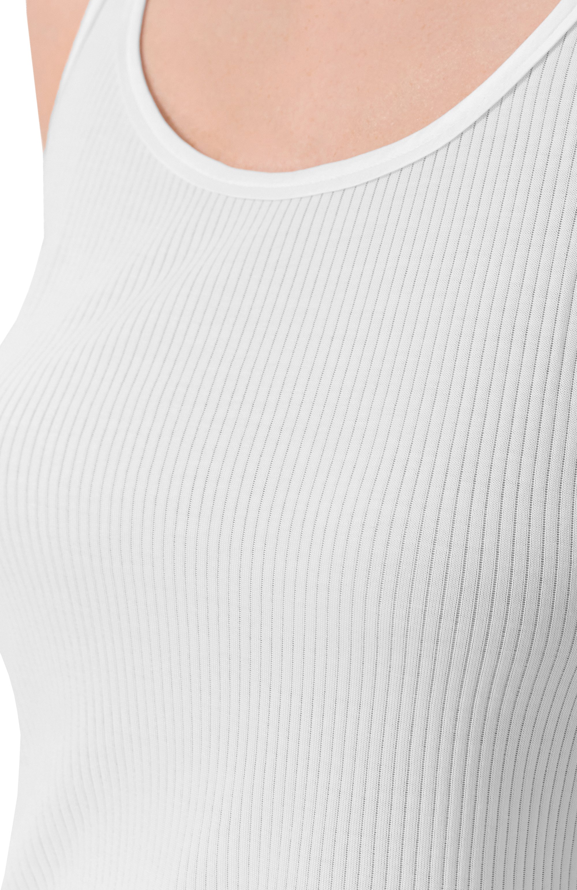 Майка из лиоцелла BOSS белого цвета по цене 9560 руб., арт. 50537597, фото 5 Майка из лиоцелла BOSS, арт. 50537597, фото 5