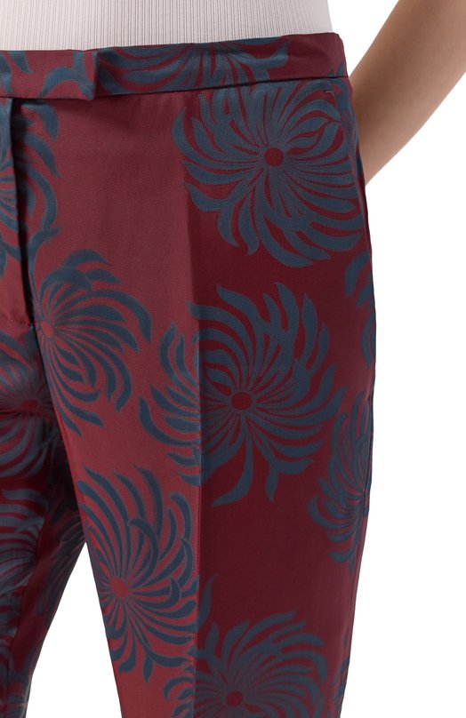 Брюки Dries Van Noten 010949-2140-358 Бордовый  010949-2140-358 Фото 5