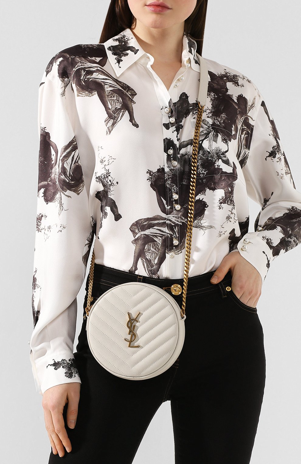 Сумка vinyle SAINT LAURENT, арт. 610436/1GF07, фото 2