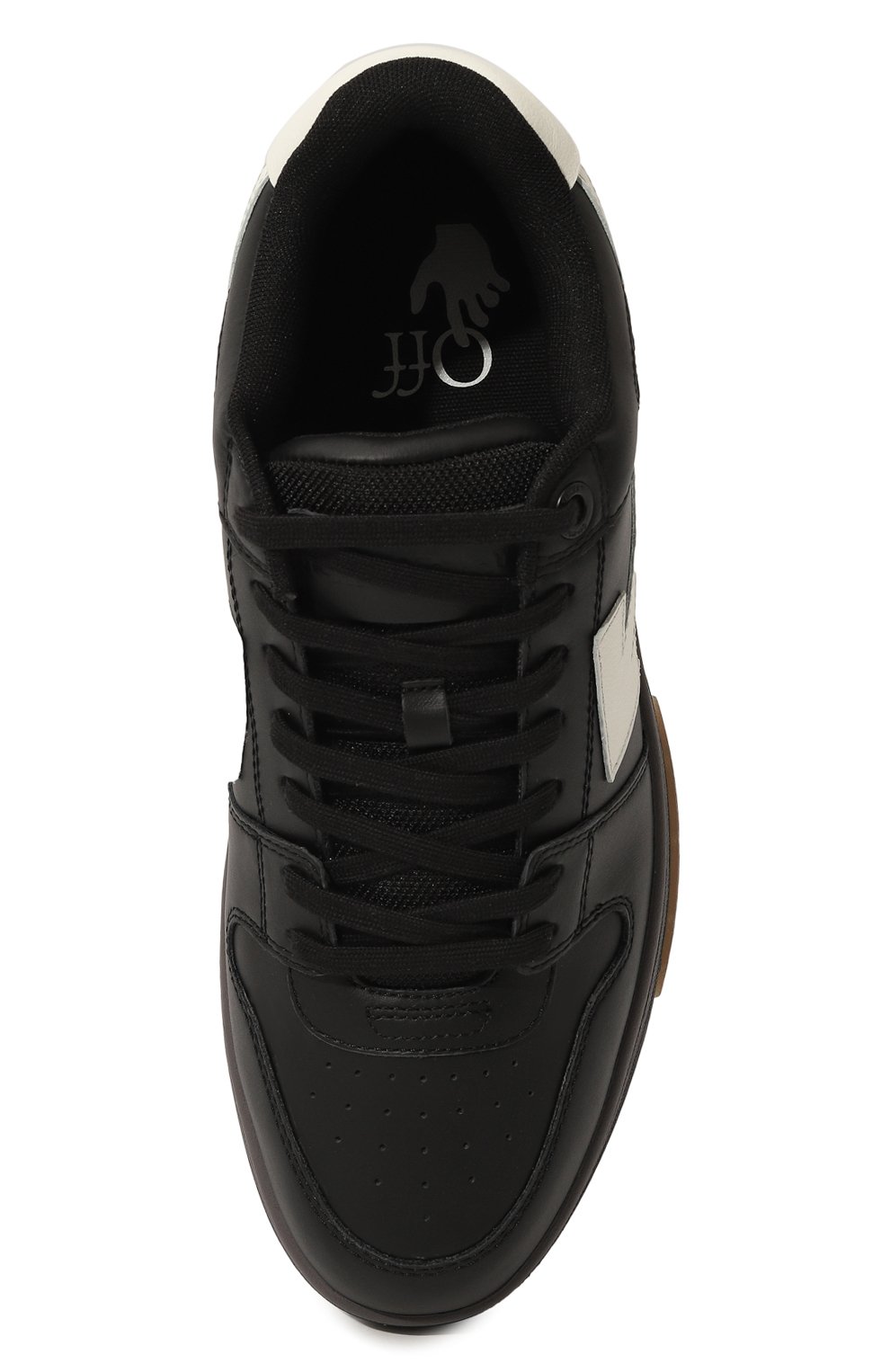 Кожаные кеды out of office OFF-WHITE, арт. OMIA189C99LEA0041001, фото 6