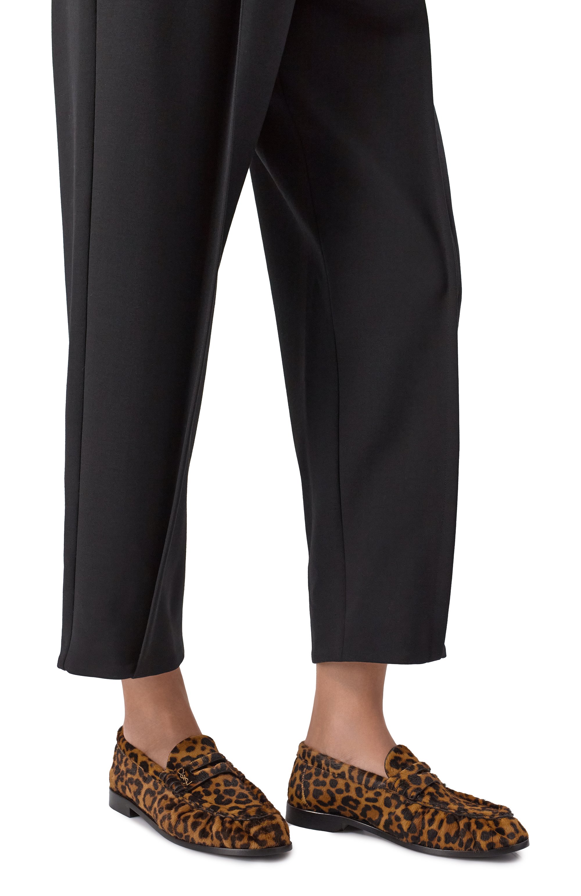 Меховые пенни-лоферы le loafer SAINT LAURENT, арт. 818917/AAEPF, фото 3