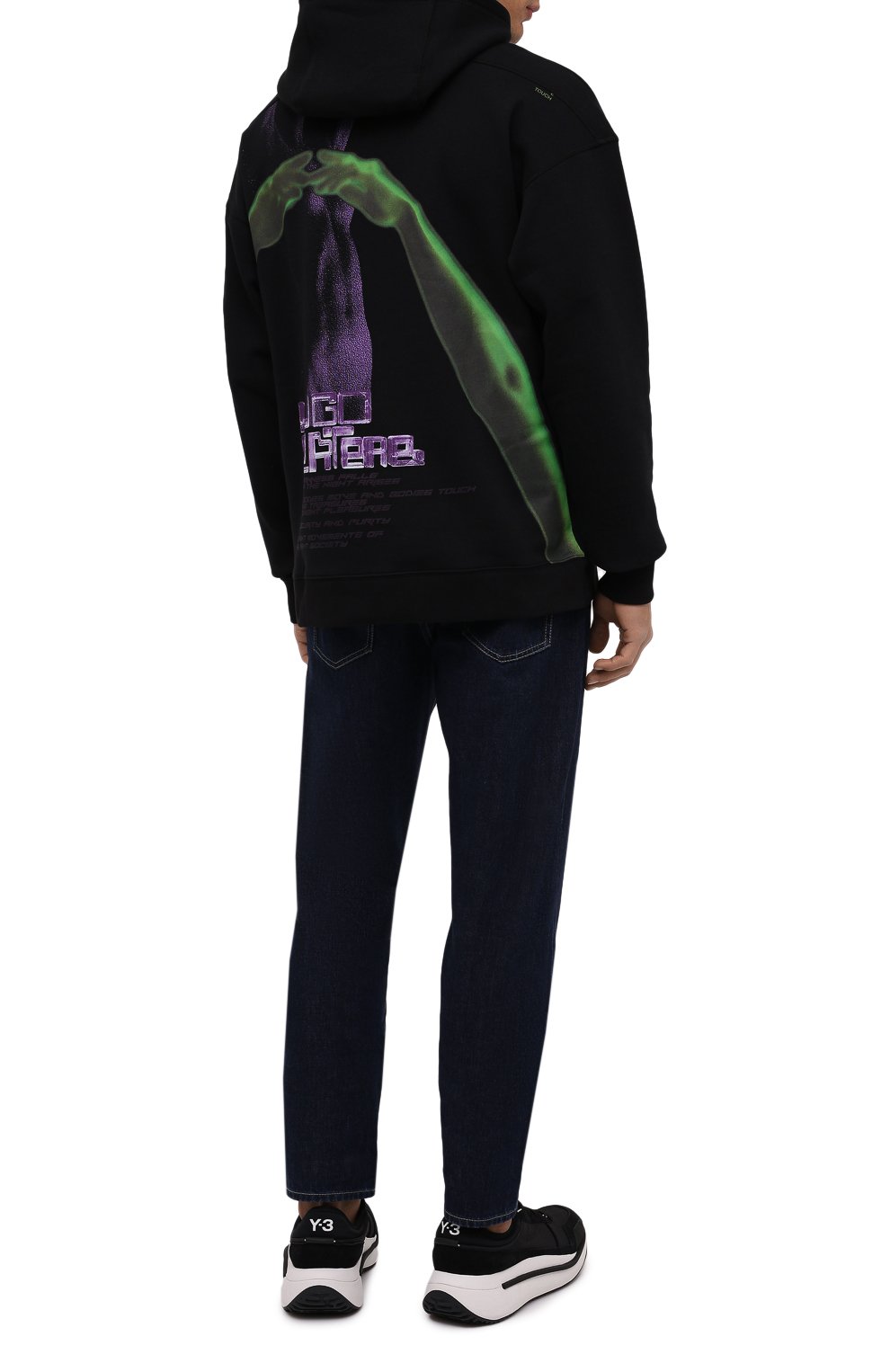 Хлопковое худи HUGO, арт. 50463825, фото 2