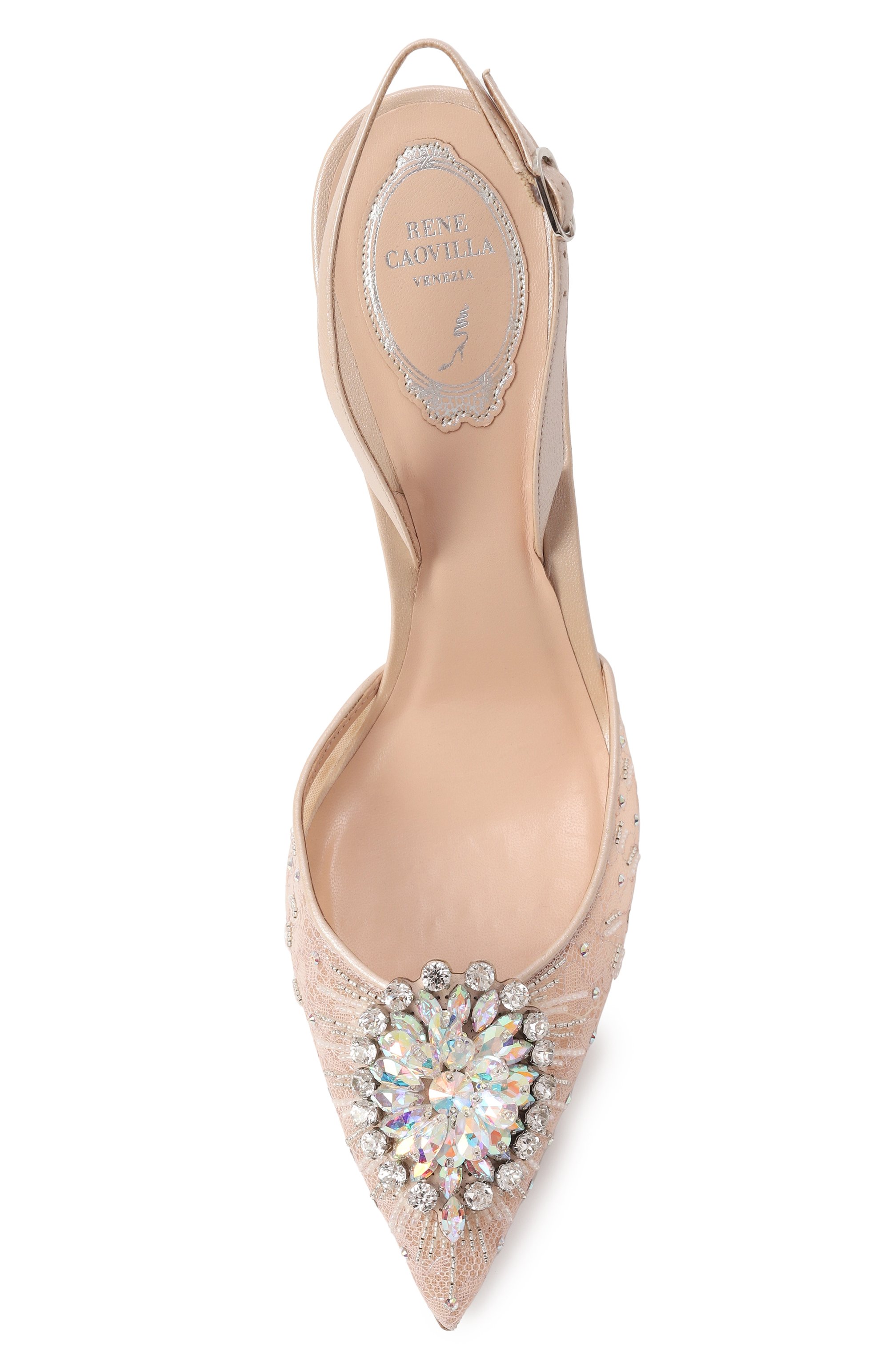 Текстильные туфли barbara 105 RENE CAOVILLA, арт. C11829-105/CRIN, фото 6