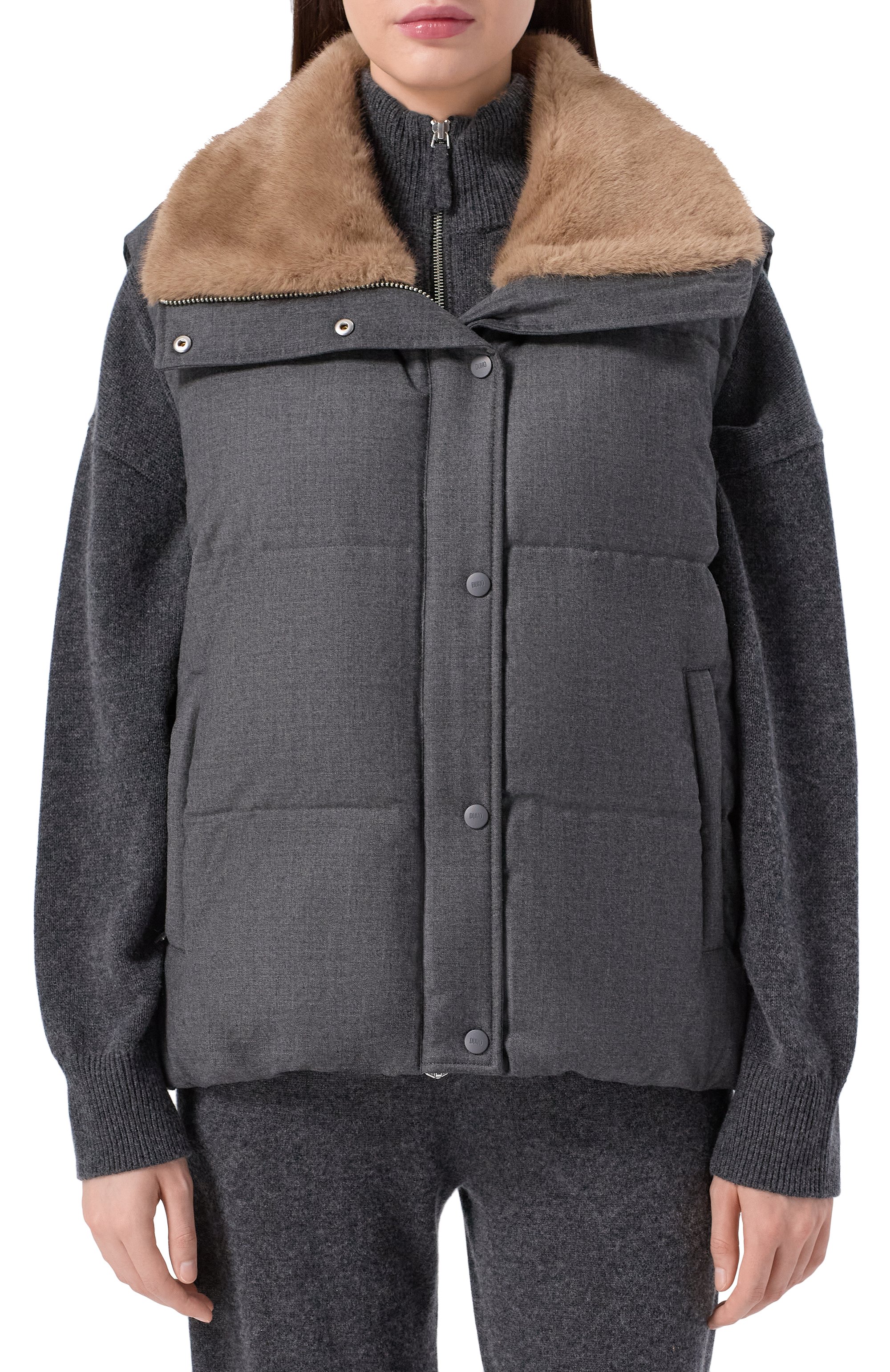 Пуховый жилет DUNO, арт. ILANA/B0LZAN0, фото 3