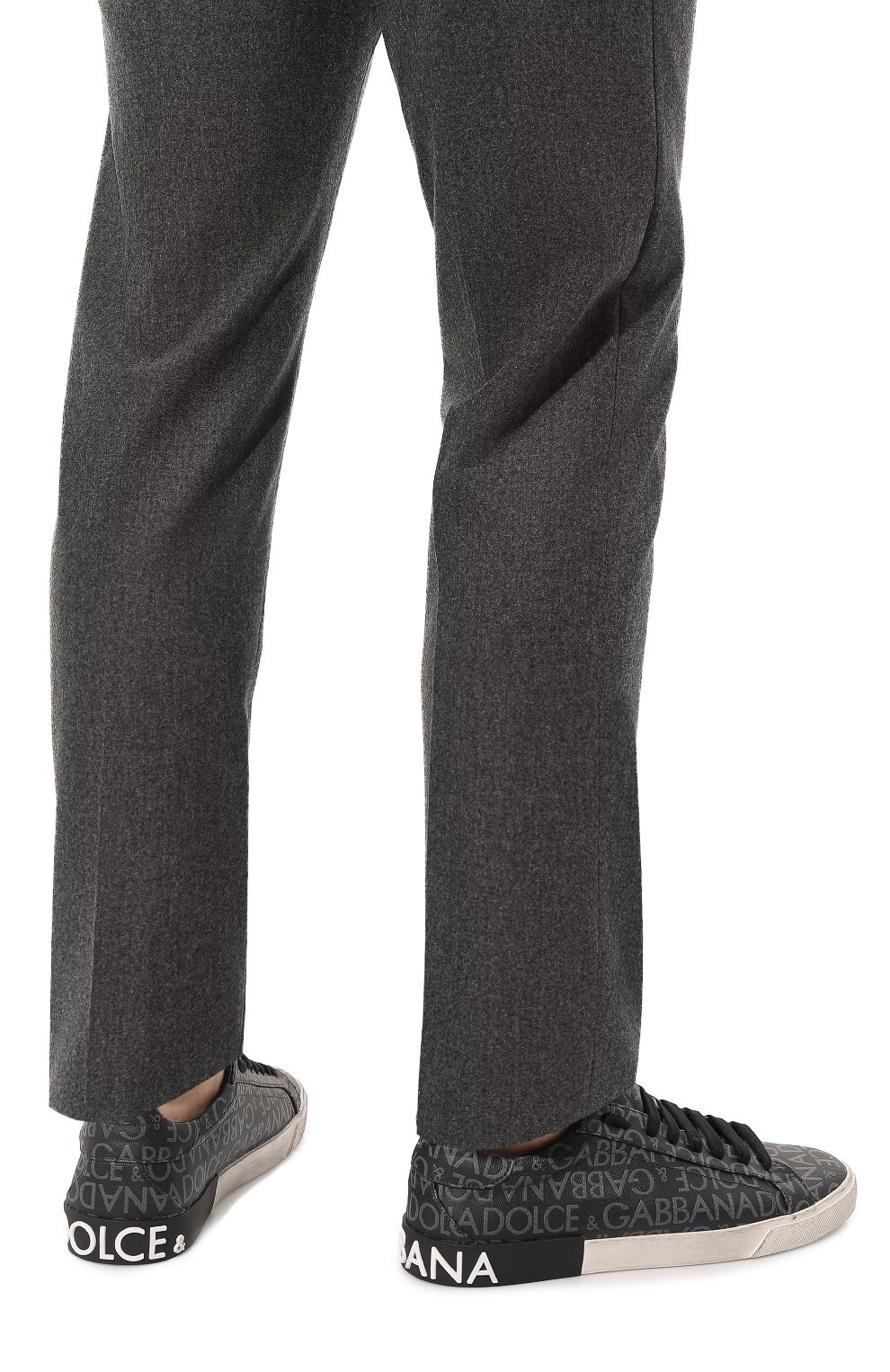 Кожаные кеды portofino vintage DOLCE & GABBANA, арт. CS2203/AM924, фото 3