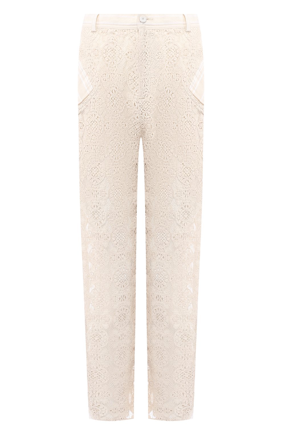 Хлопковые брюки PHILOSOPHY DI LORENZO SERAFINI белого цвета по цене 79200 руб., арт. A0328/2120, фото 1 Хлопковые брюки PHILOSOPHY DI LORENZO SERAFINI, арт. A0328/2120, фото 1