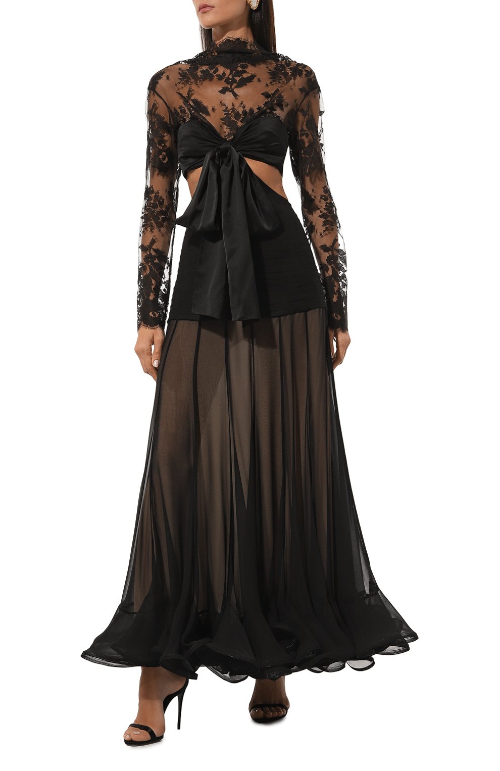 Комбинированное платье ZIMMERMANN, арт. 1491DF241, фото 2