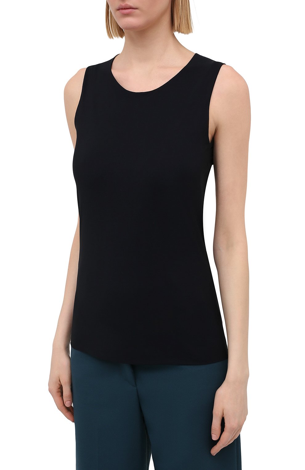 Топ JIL SANDER черного цвета по цене 26350 руб., арт. JSPS705036-WS477108, фото 3 Топ JIL SANDER, арт. JSPS705036-WS477108, фото 3