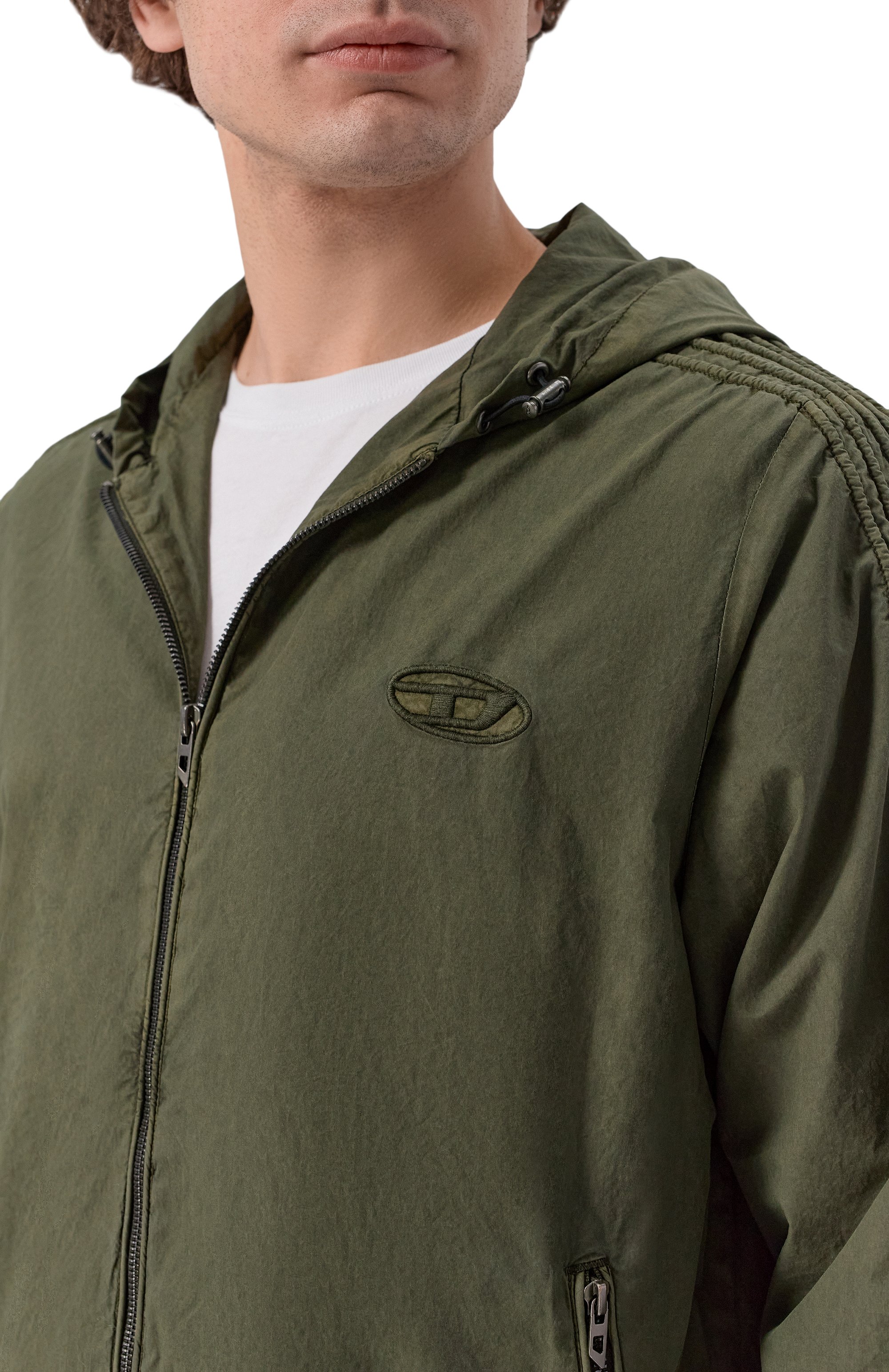 Хлопковая куртка DIESEL, арт. A20162/0ENBG, фото 5