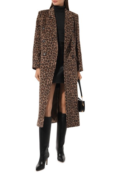 Шерстяное пальто SEVEN LAB леопардового цвета по цене 43680 руб., арт. SCP.13.776.120, фото 2 Шерстяное пальто SEVEN LAB, арт. SCP.13.776.120, фото 2