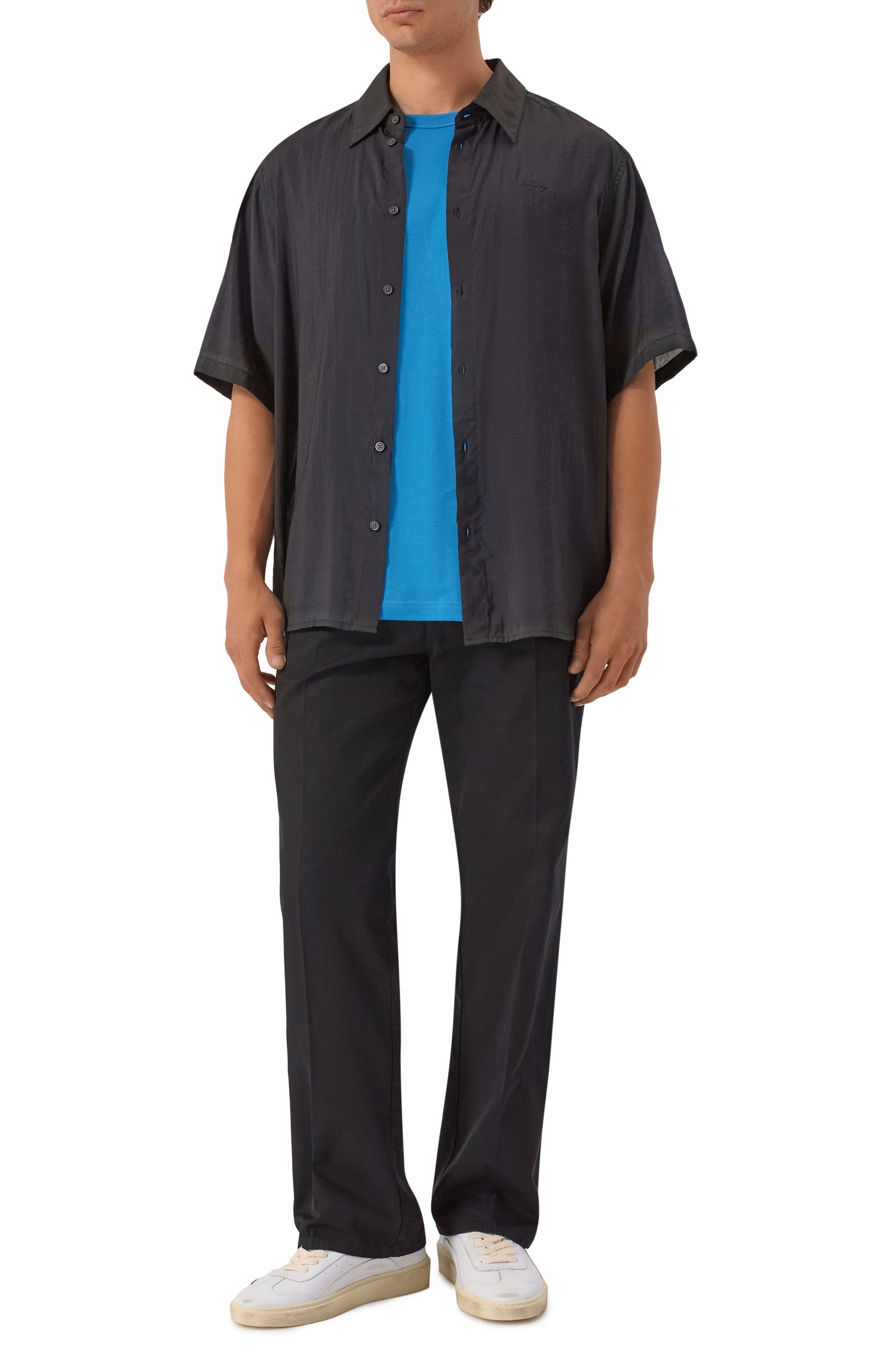 Рубашка из вискозы DIESEL, арт. A18455/0LHBA, фото 2