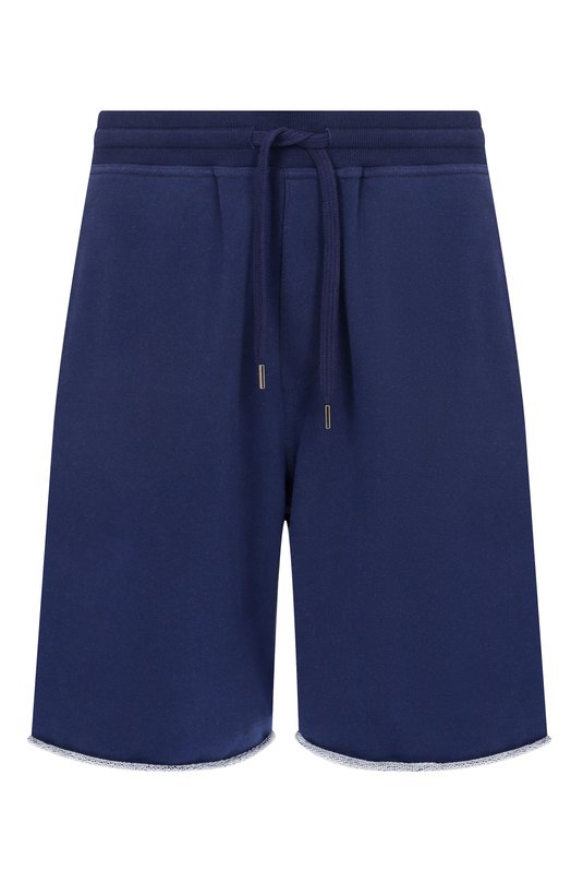 Хлопковые шорты Brunello Cucinelli MN05N3379G Синий MN05N3379G