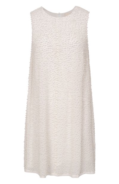 Женское шелковое платье ALBUS LUMEN, арт. AL.RT26.DRESS08/CREME 0N CREMEE