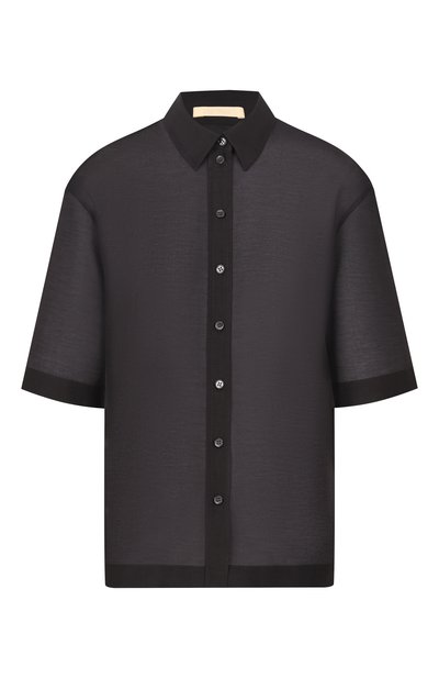 Женская рубашка из хлопка и шелка 12 STOREEZ, арт. 137700