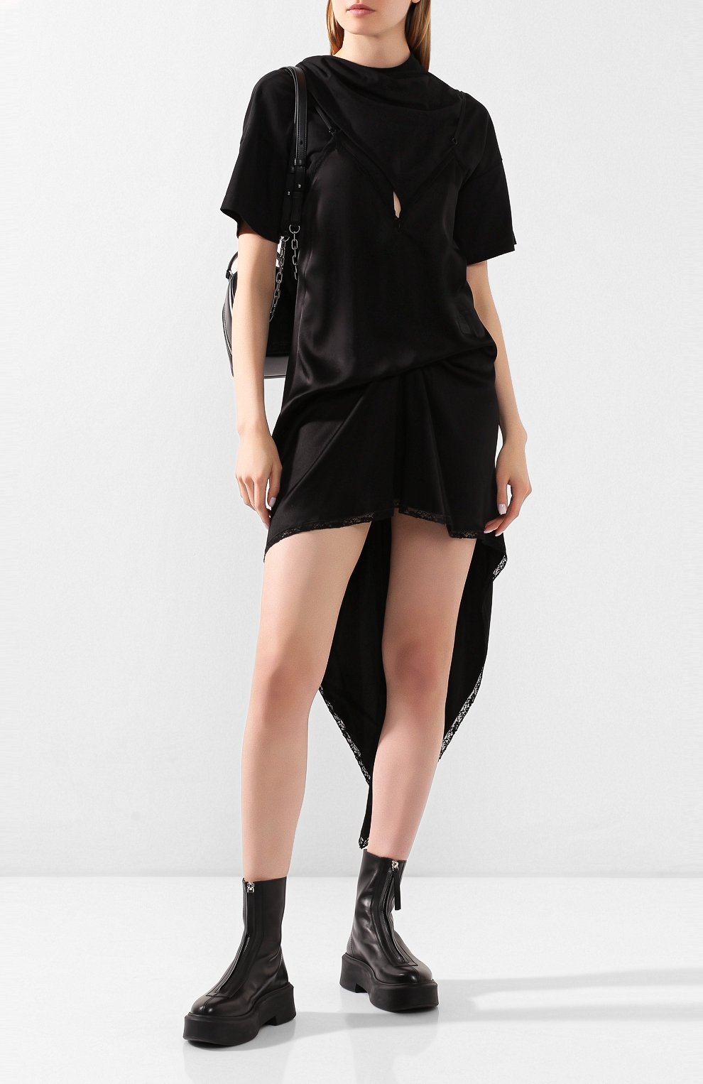 Платье ALEXANDER WANG черного цвета по цене 158500 руб., арт. 1WC1206290, фото 2 Платье ALEXANDER WANG, арт. 1WC1206290, фото 2