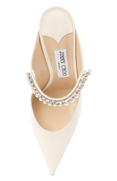 Кожаные мюли bing 100 JIMMY CHOO, арт. BING 100/YZB, фото 5