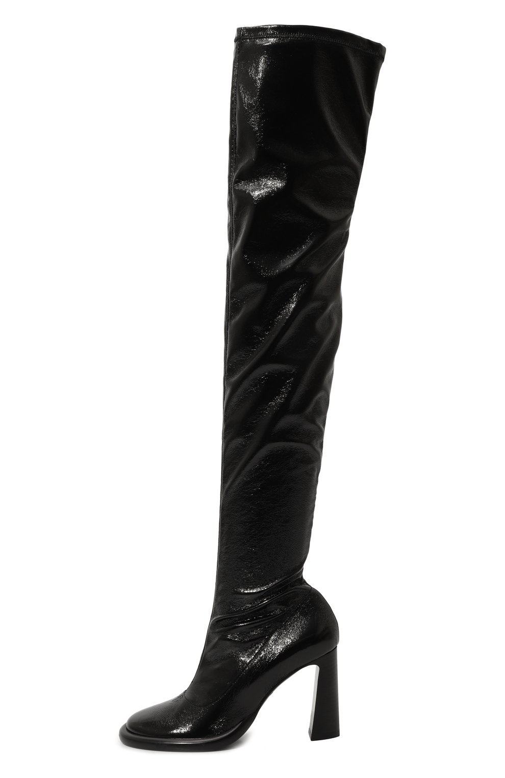 Ботфорты PATRIZIA PEPE черного цвета по цене 68800 руб., арт. 8Y0041_E032, фото 4 Ботфорты PATRIZIA PEPE, арт. 8Y0041_E032, фото 4