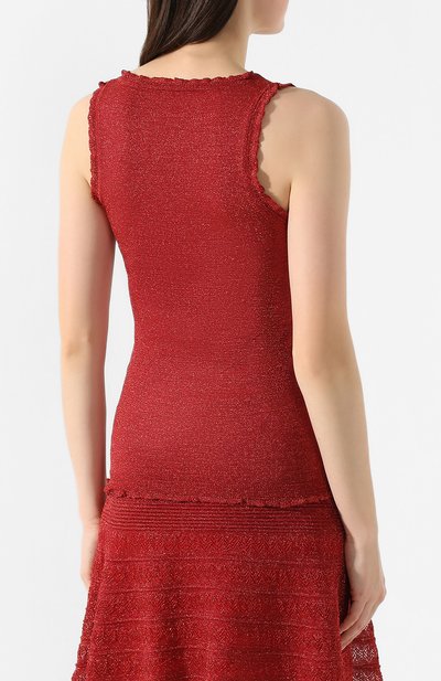 Топ M MISSONI красного цвета по цене 28950 руб., арт. 2DK00017/2K004M, фото 4 Топ M MISSONI, арт. 2DK00017/2K004M, фото 4
