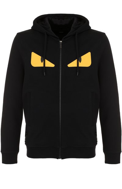 Кардиган на молнии с принтом и капюшоном FENDI, арт. FY0796/5EY, фото 1