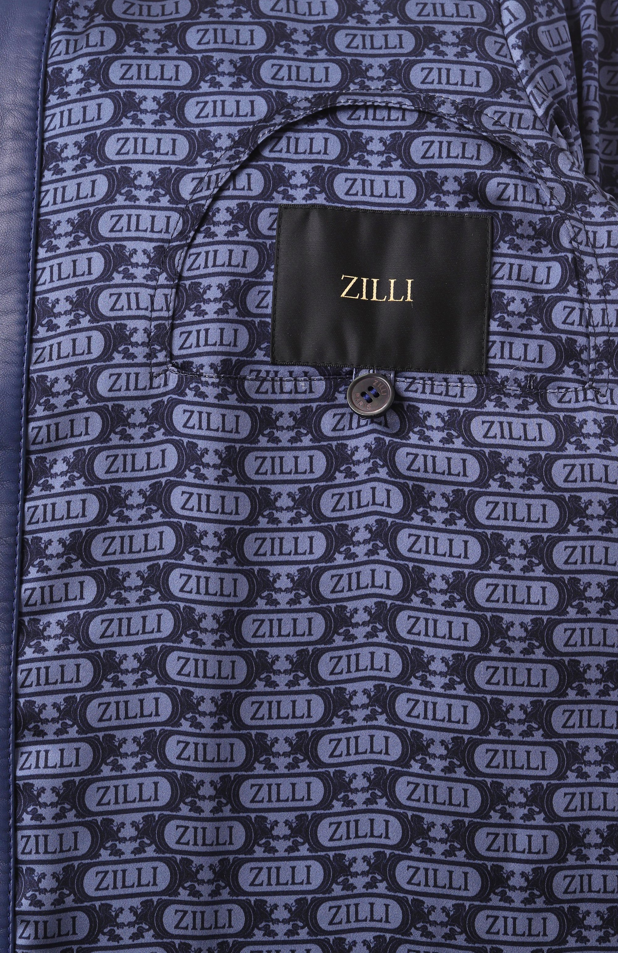 Кожаный бомбер ZILLI, арт. A0RYH1M1005VTSU00/62+, фото 7