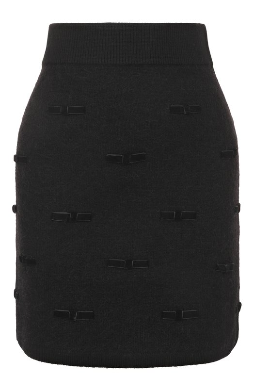 Шерстяная юбка Nina Ricci 25AMJU004/ML0585 Чёрный 25AMJU004/ML0585