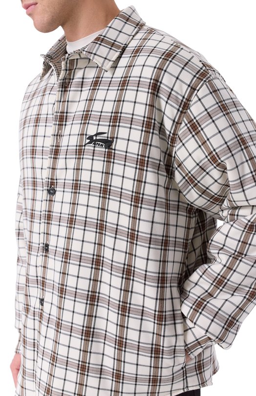 Двусторонняя куртка-рубашка MSGM 3940MH23/257503 Бежевый  3940MH23/257503 Фото 5