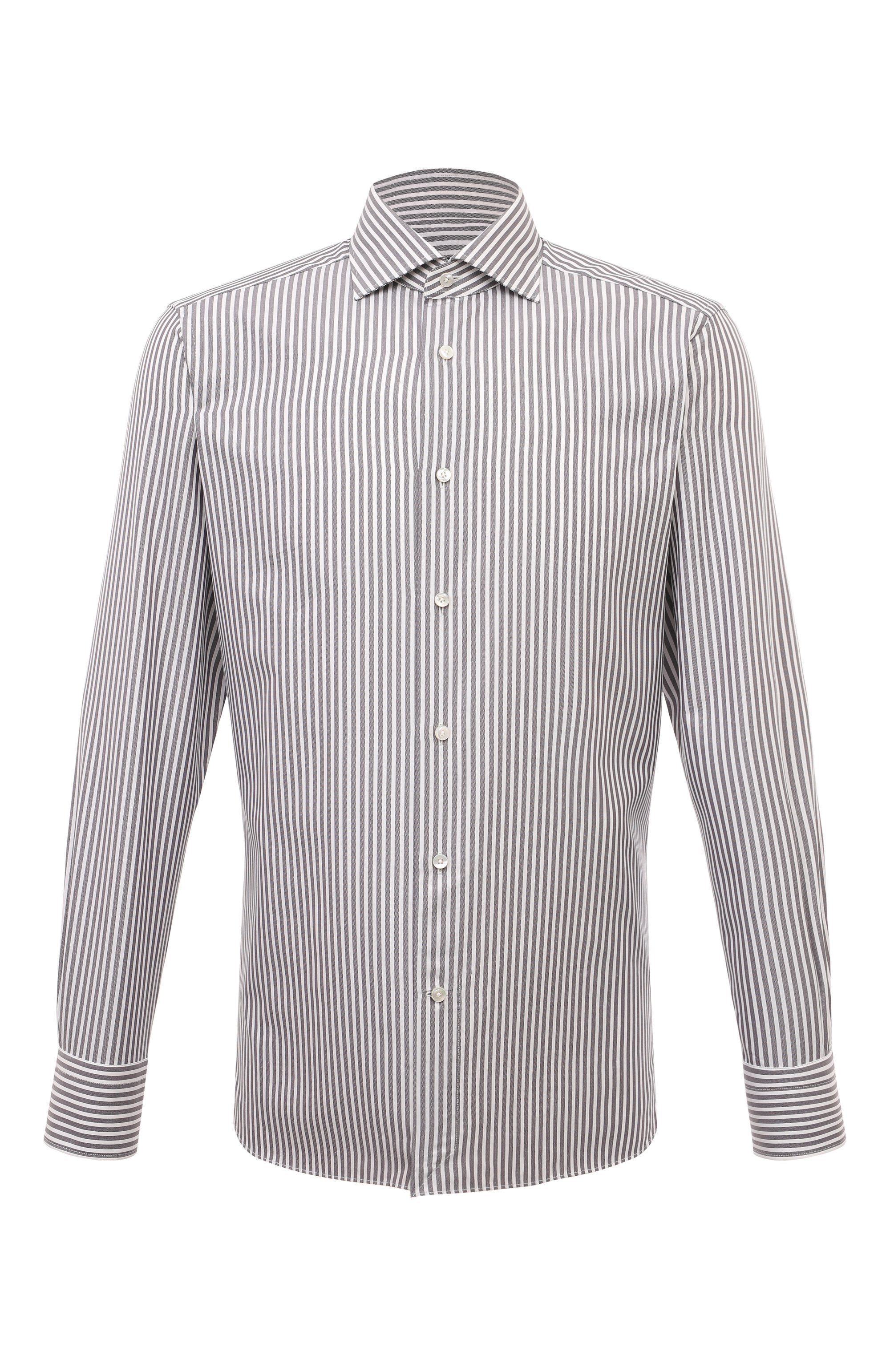 Хлопковая рубашка ZEGNA, арт. 501517A5/9MS0BA024, фото 1