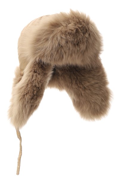 Шапка-ушанка с отделкой из песца YVES SALOMON ENFANT, арт. 23WEA015XXD0XW