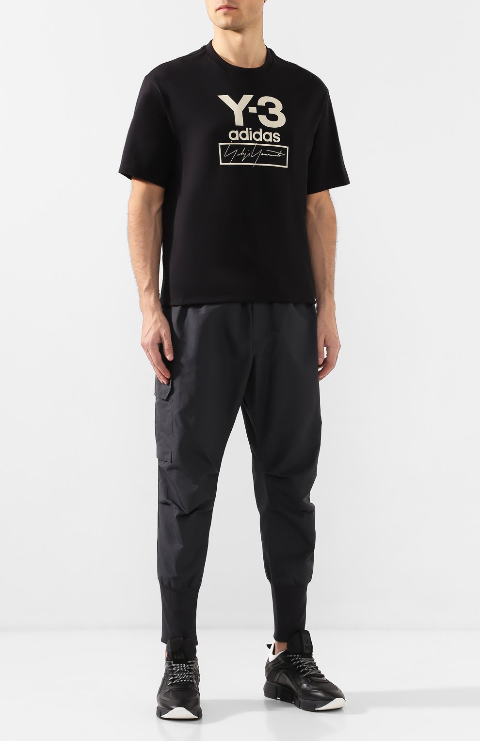 Хлопковая футболка Y-3, арт. FJ0409/M, фото 2