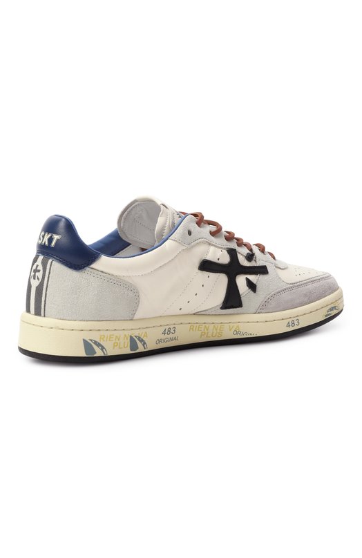 Кожаные кеды BSKT Clay Premiata BSKT CLAY/VAR 7617 Серый  BSKT CLAY/VAR 7617 Фото 5