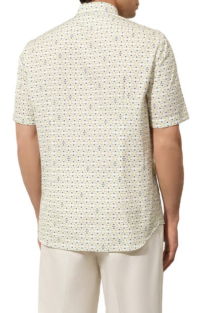 Хлопковая рубашка ZILLI, арт. LINAM5M010003250Q, фото 4