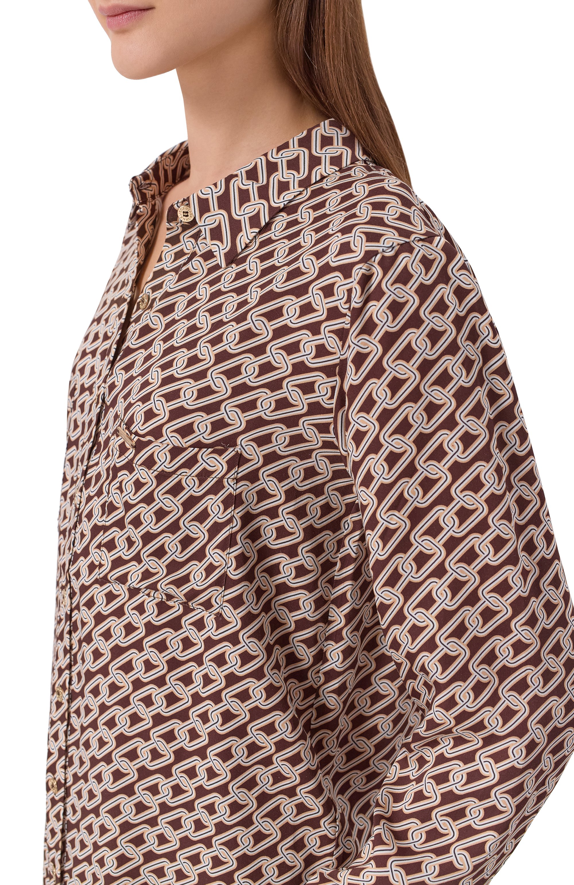 Рубашка из вискозы MELISSA ODABASH, арт. MILLIE CR, фото 5