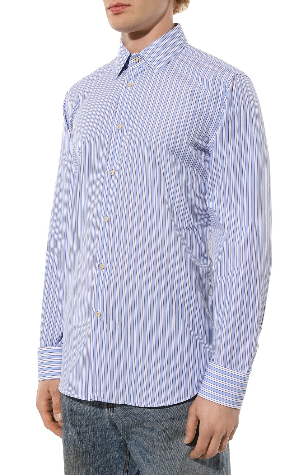 Хлопковая рубашка GUCCI, арт. 543806 Z375L, фото 3