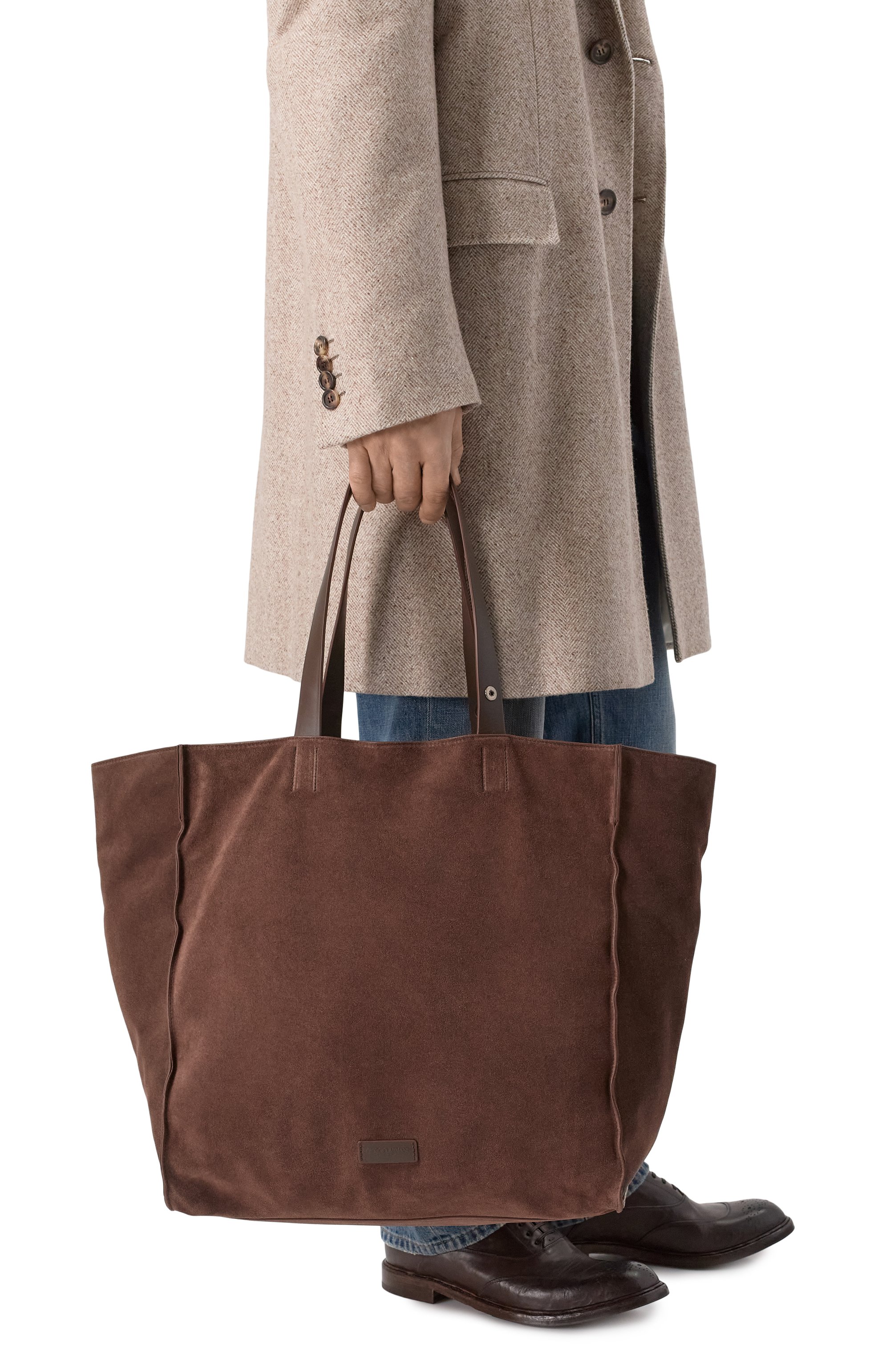 Сумка-тоут GIORGIO ARMANI темно-коричневого цвета по цене 229500 руб., арт. GM000903/AF14375, фото 2 Сумка-тоут GIORGIO ARMANI, арт. GM000903/AF14375, фото 2
