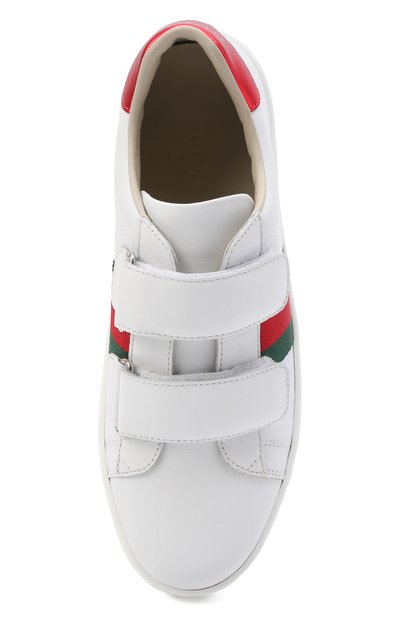 Кожаные кеды GUCCI, арт. 455496/CPWP0, фото 4