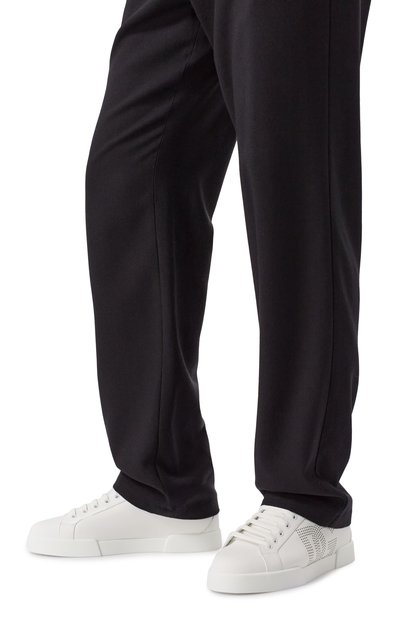 Кожаные кеды portofino DOLCE & GABBANA, арт. CS2277/AV066, фото 3