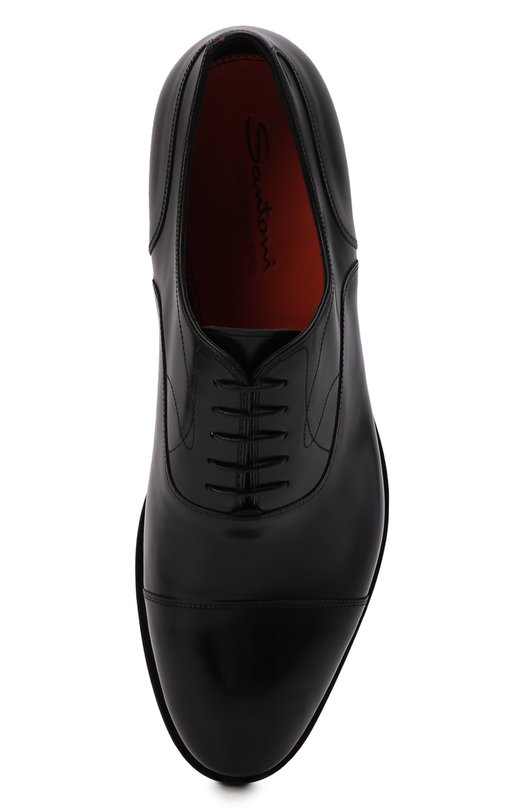 фото Кожаные оксфорды santoni