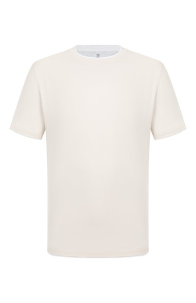 Мужская хлопковая футболка BRUNELLO CUCINELLI, арт. M0B137427