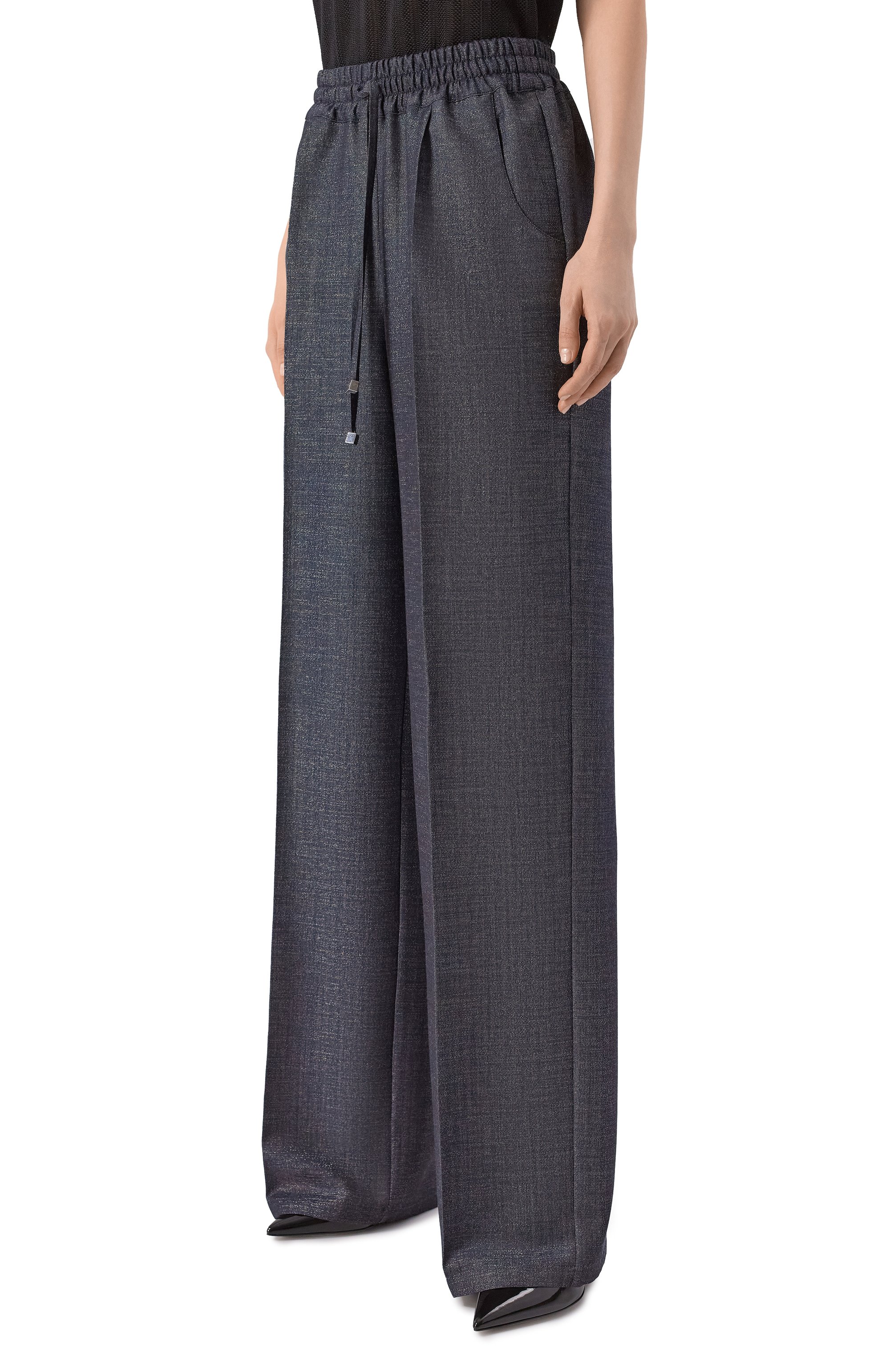 Шерстяные брюки KITON, арт. D48122K0901, фото 3