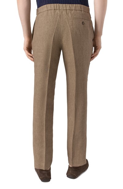 Льняные брюки CAPOBIANCO, арт. 18M810.LL00., фото 4