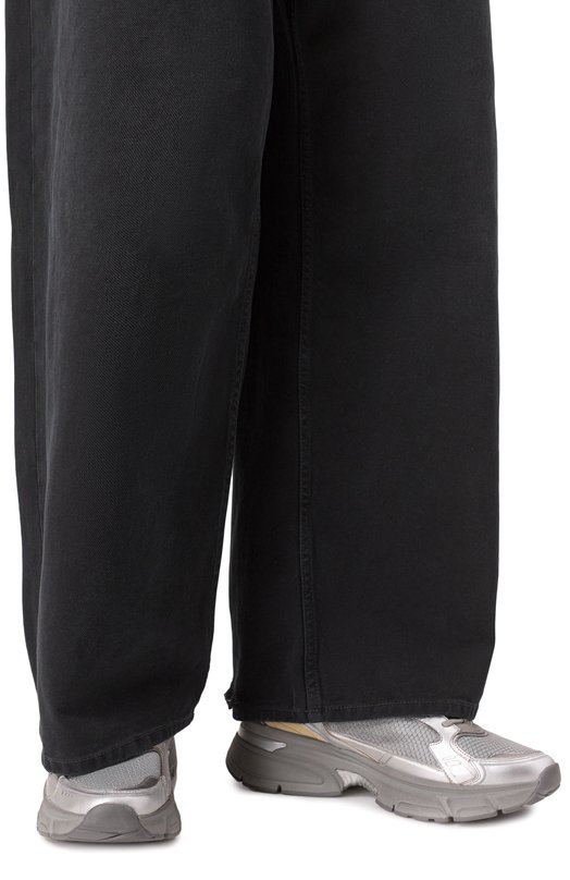 Комбинированные кроссовки Lightstar Golden Goose Deluxe Brand GMF00724.F006475 Серебряный  GMF00724.F006475 Фото 3