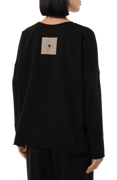 Хлопковый лонгслив MIDGARD PARIS, арт. FA1-SW23-BK, фото 4