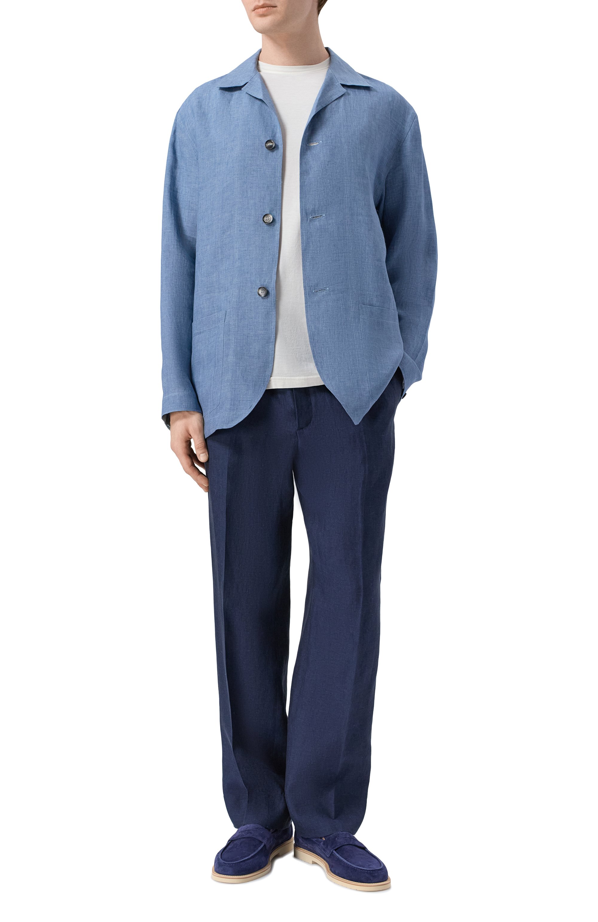 Льняная рубашка BRIONI, арт. SCHL0L/P9111, фото 2