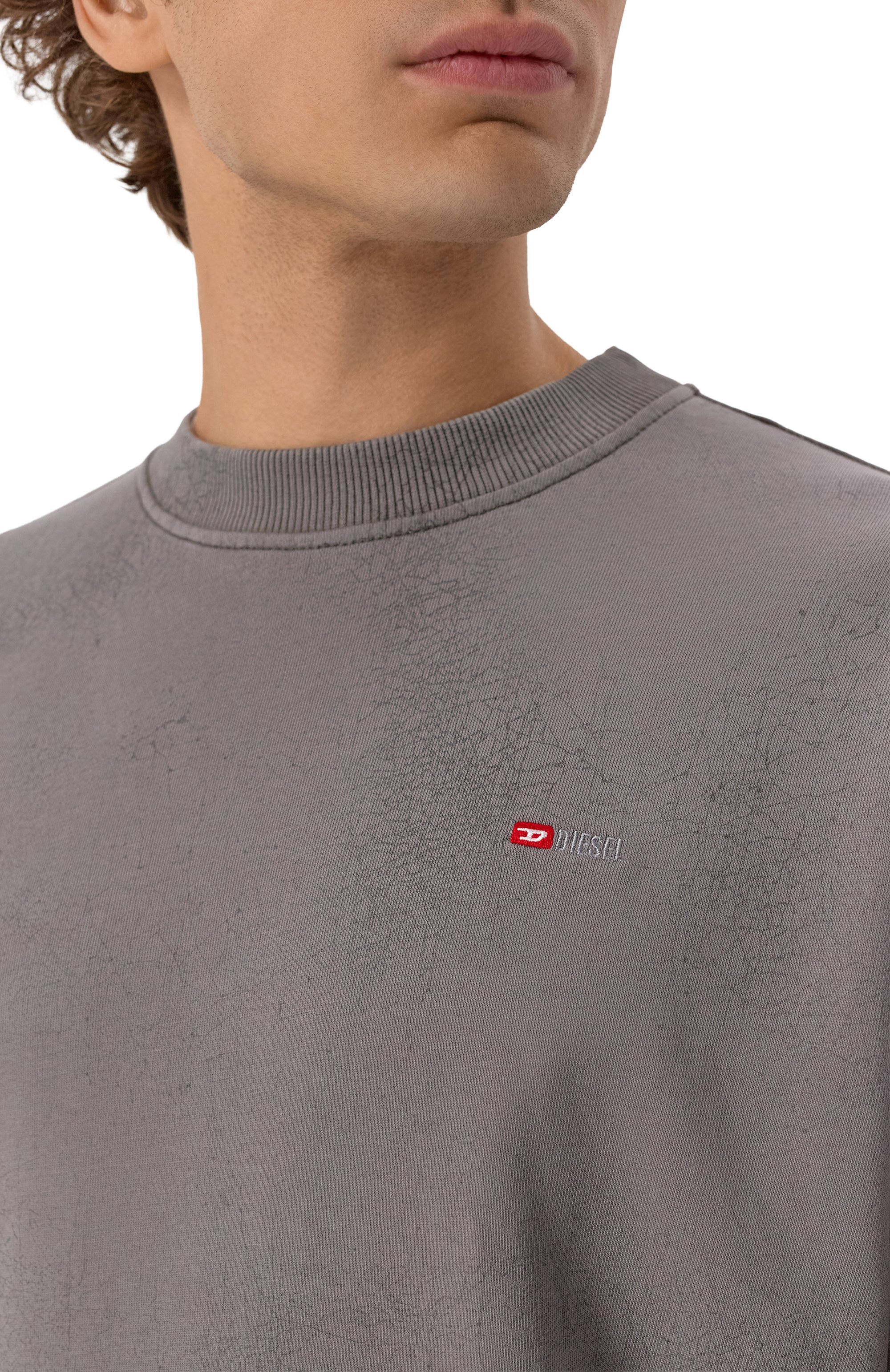 Хлопковый свитшот DIESEL, арт. A19306/0PLBV, фото 5